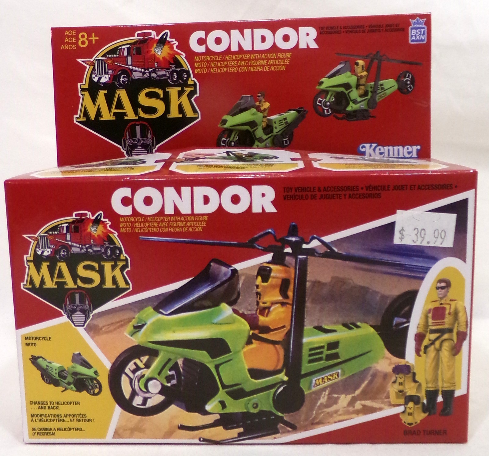 The Loyal Subjects MASK Condor & Brad Turner 1/24 Scale Figure Vehicle Set