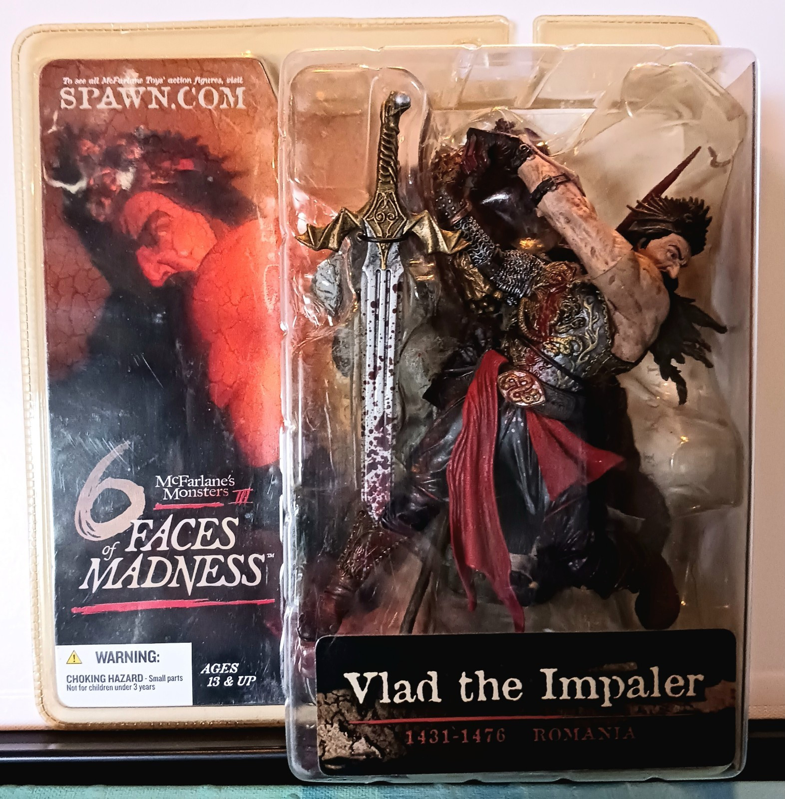 McFarlane 6 Faces of Madness Vlad the Impaler Figure McFarlane&rsquo;s Monsters 2004