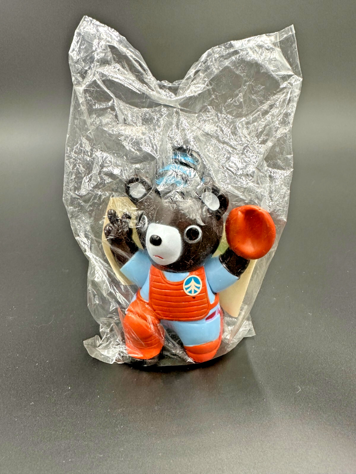Takugin Taku-chan Hokkaido Takushoku Piggy Bank Baseball Soft Vinyl Sofubi