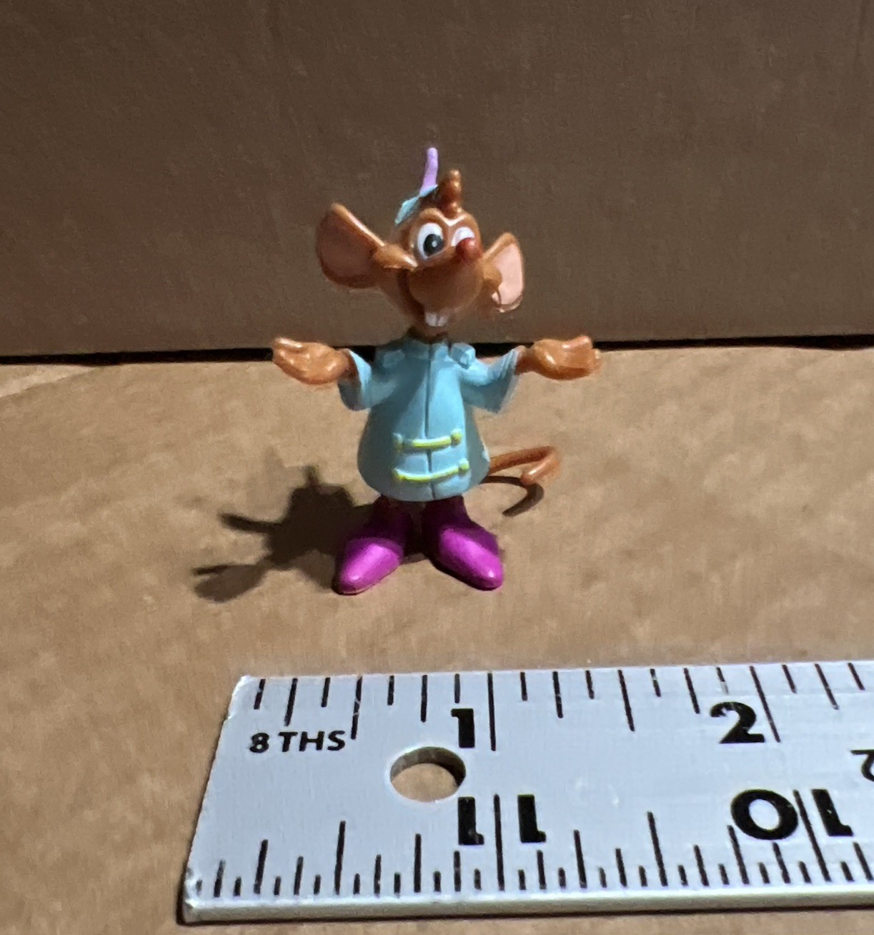 Royal Escort Jaq the Mouse 1.5&Prime; Mini Figure Disney Store Cinderella