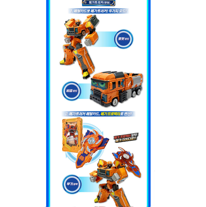 Metal Cardbot Alpha Set BLUE COP + Random Robot Figure 5 Cards SamG Toy 2023 NEW