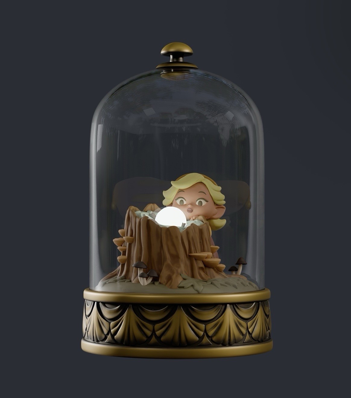 Kaleidos Creative Cloche Fairies Lantern Blind Box Figure – Riba Terrarium