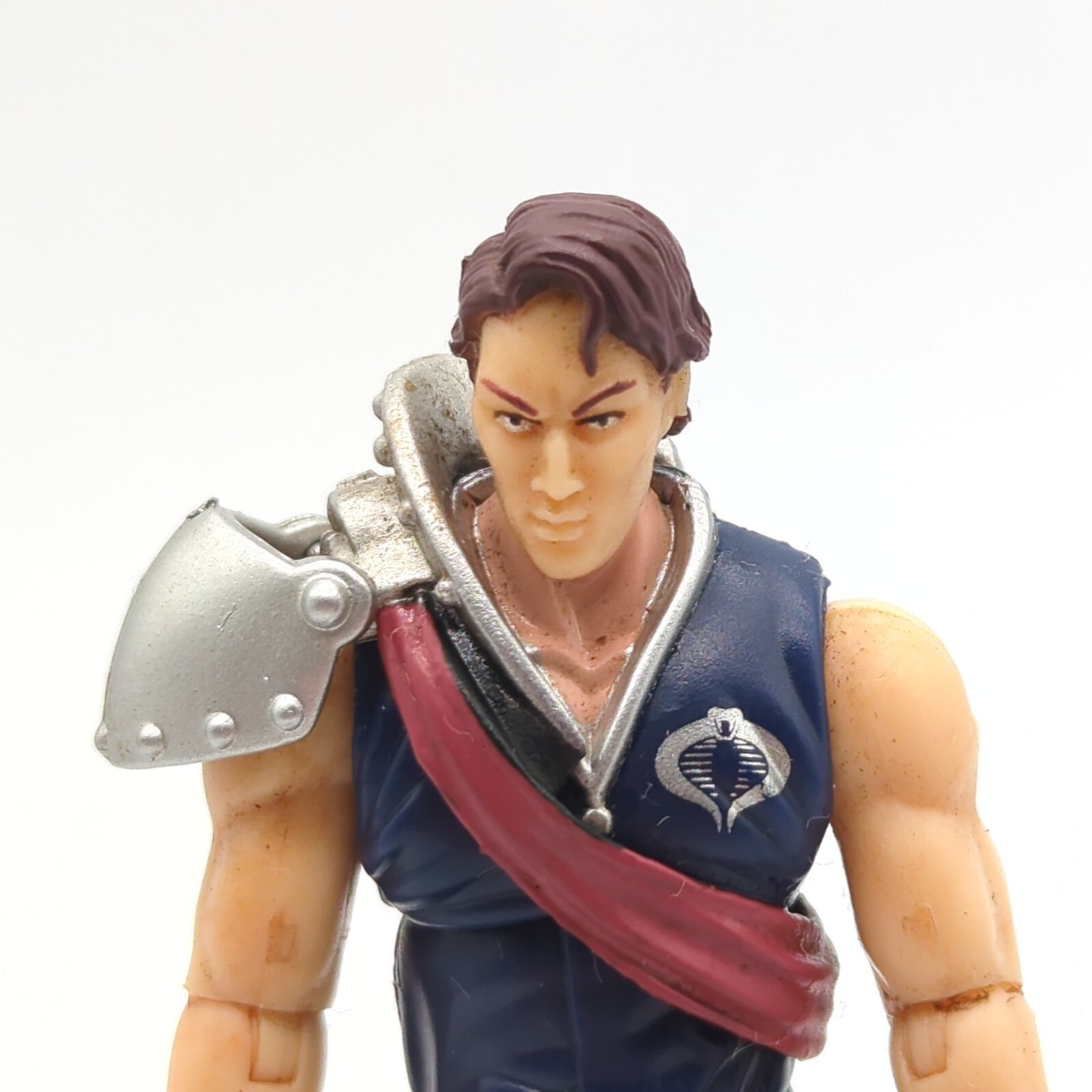 Tomax V6 Action Figure 25th Anniversary Crimson Twin G.I. Joe Complete Used