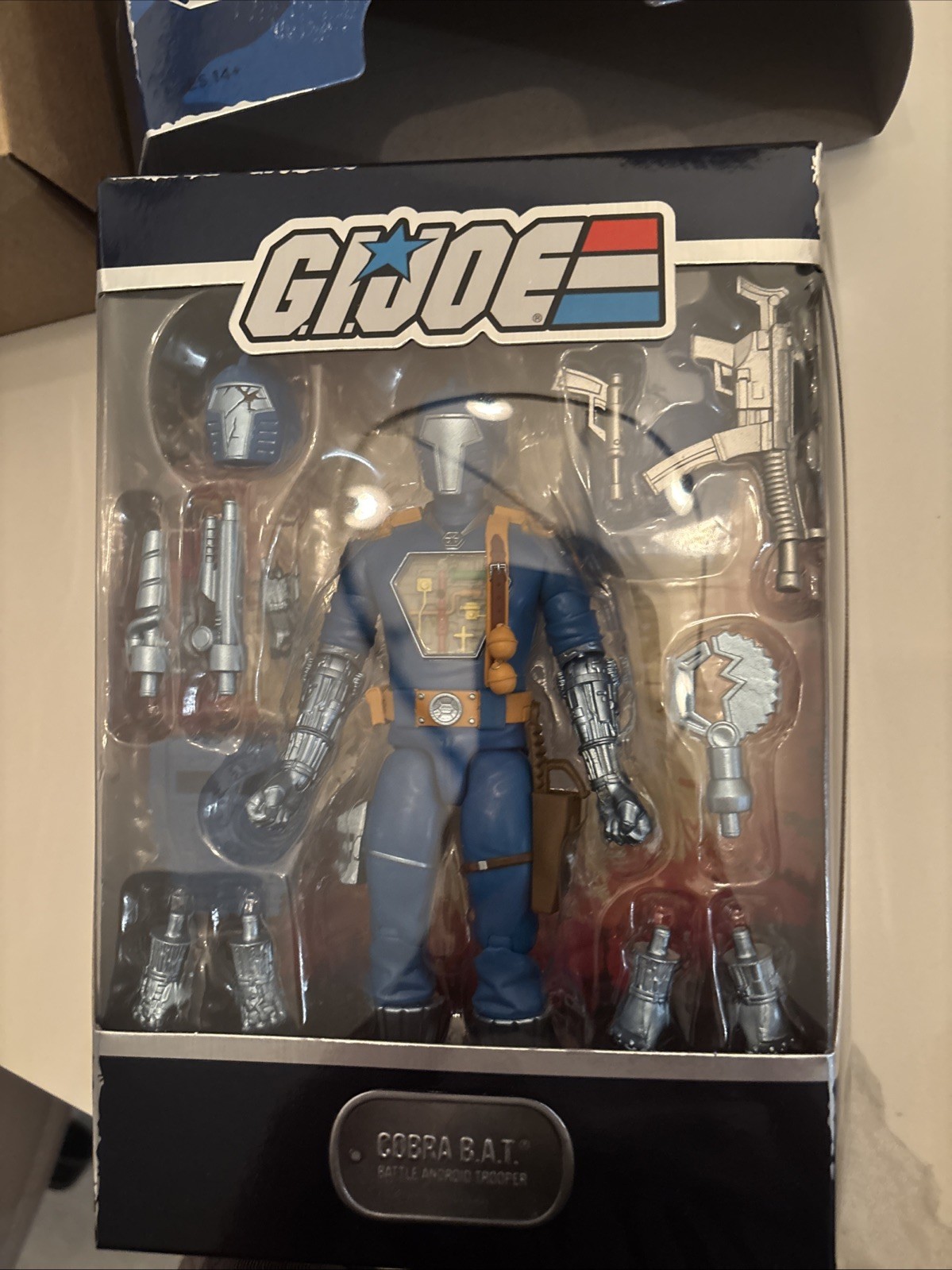 SDCC 2022 COMIC CON EXCLUSIVE SUPER 7 ULTIMATES! GI JOE COBRA B.A.T. 6” FIGURE