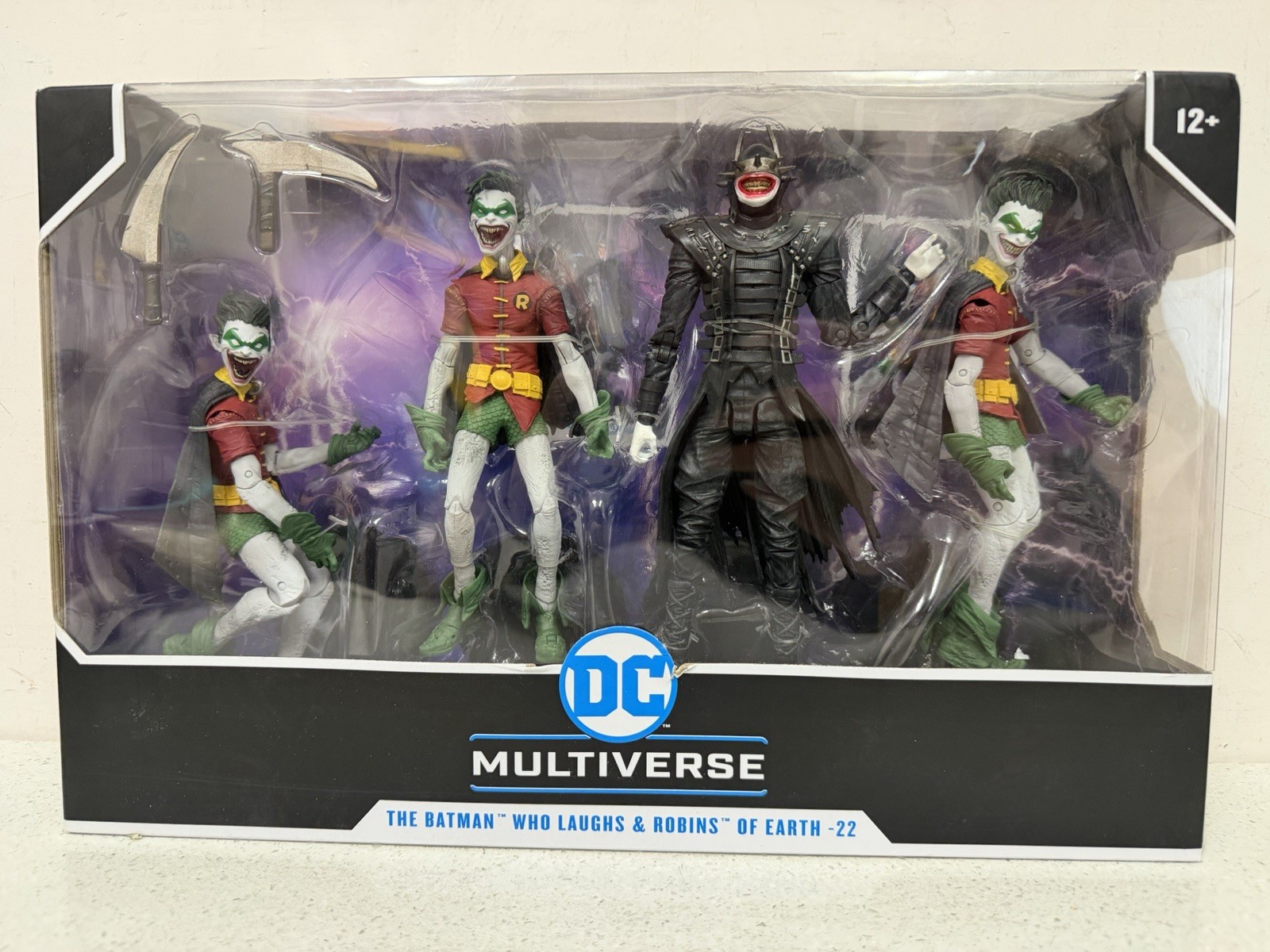 McFarlane Toys DC Batman who Laughs w/ Earth-22 Robin Crows Set Complete