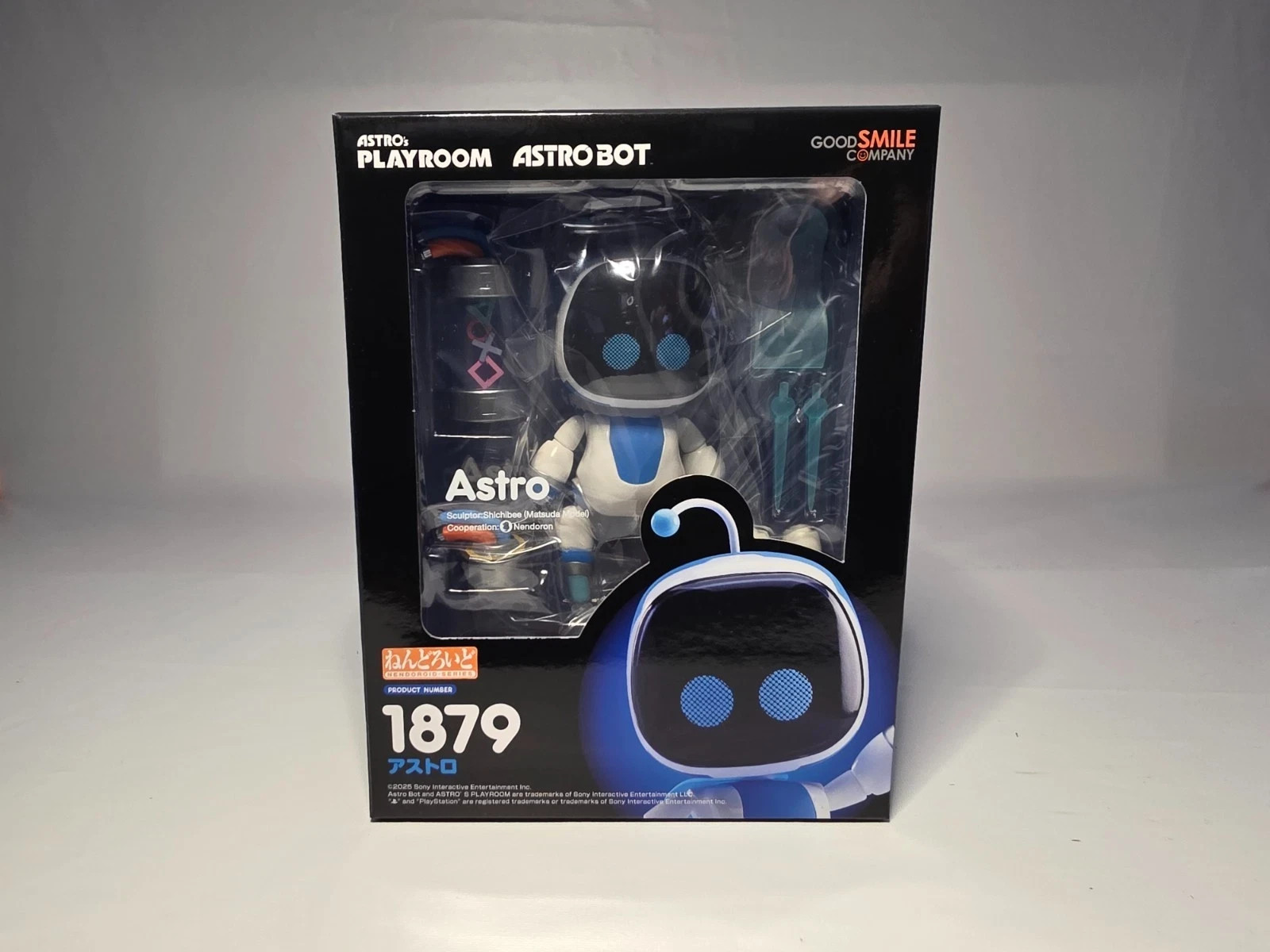 Astro Bot Nendoroid #1879 Astro’s Playroom Figure Good Smile Company + Ear Pack!