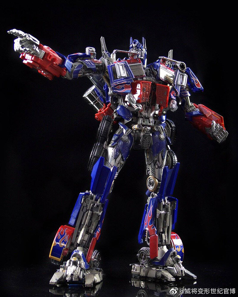 WJ MPM04 Optimus Prime Oversized Figure ROTF DOTM Black Apple W8606