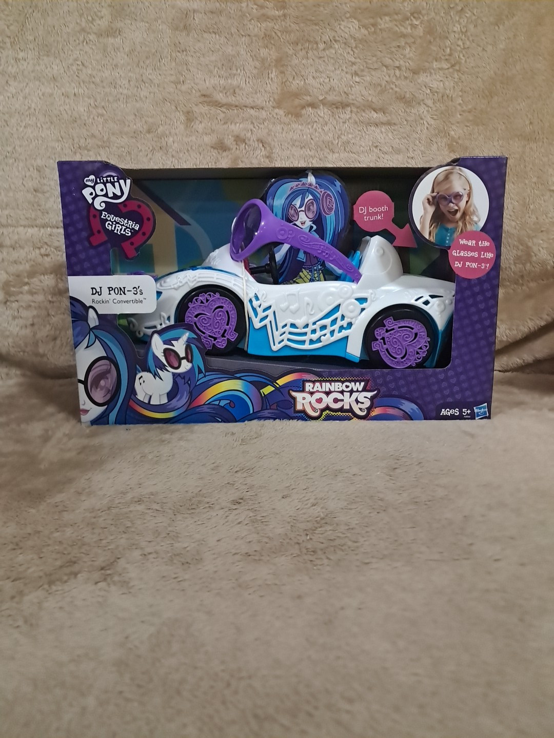 My Little Pony Equestria Girls DJ PON-3 Rockin Convertible Vehicle NEW SEALED