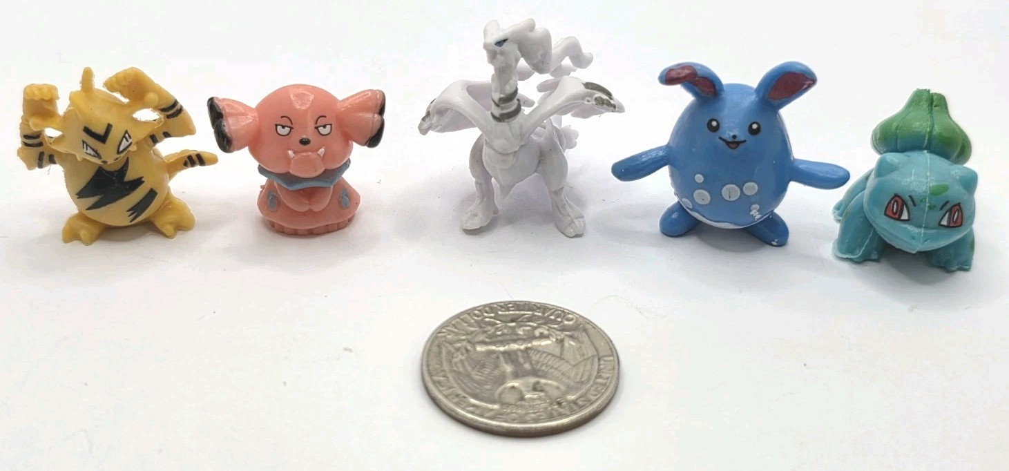 Pokemon Mini Figures 22 Piece Collection Approx 1 Inch Tall Mini Figure