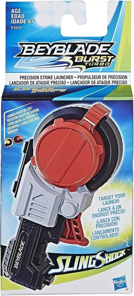 Beyblade Burst Turbo Slingshock Precision Strike Right/Left-Spin Launcher