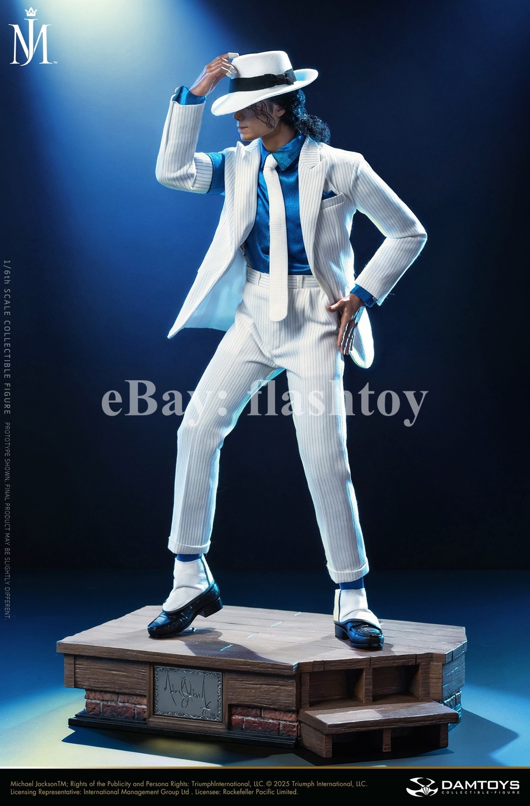 Presale DAMTOYS DMS048 1/6 Smooth Criminal Jackson Action Figure Standard Ver.