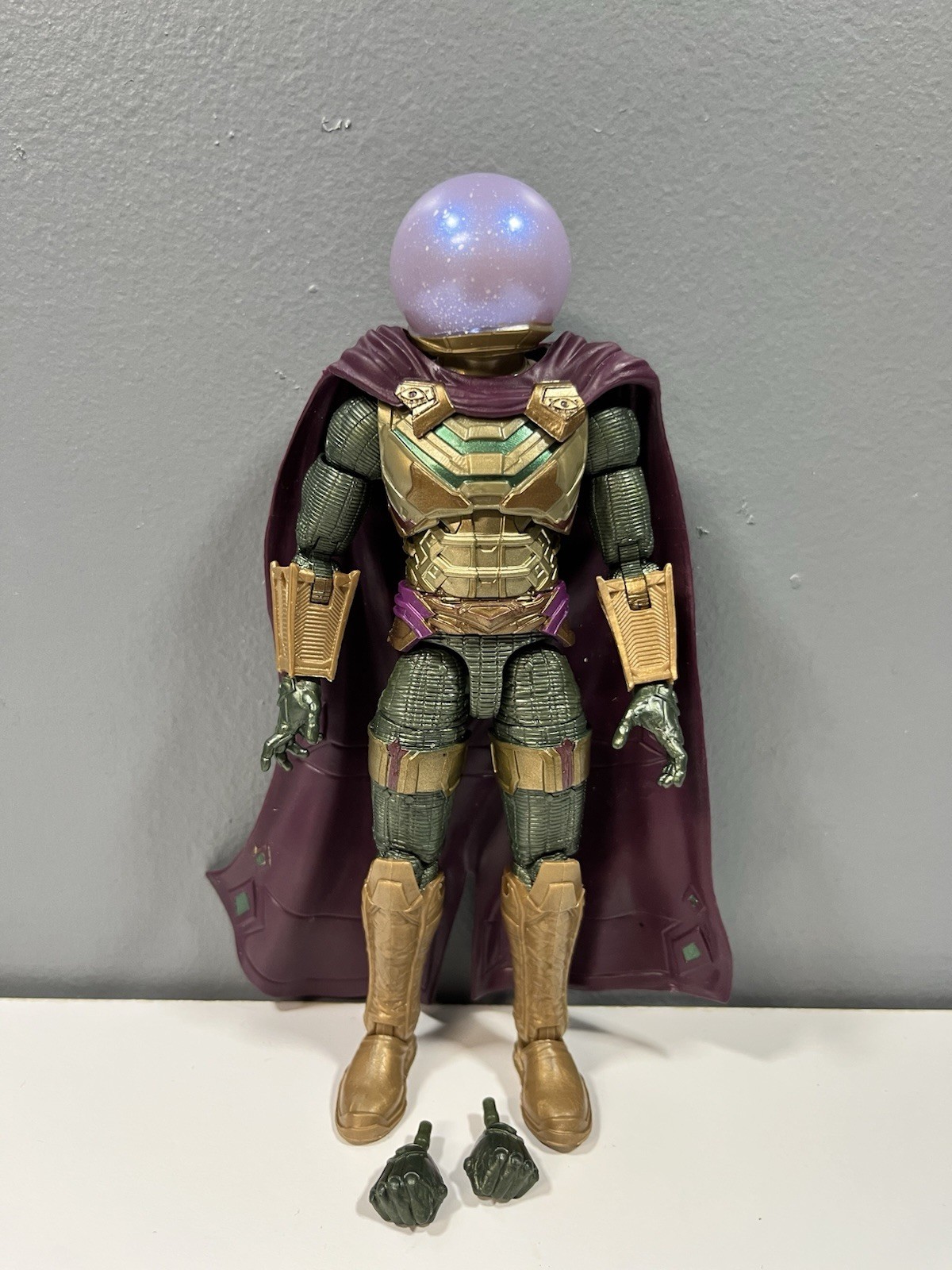 Marvel Legends MCU Mysterio Figure Complete Molten Man BAF 2019 Hasbro
