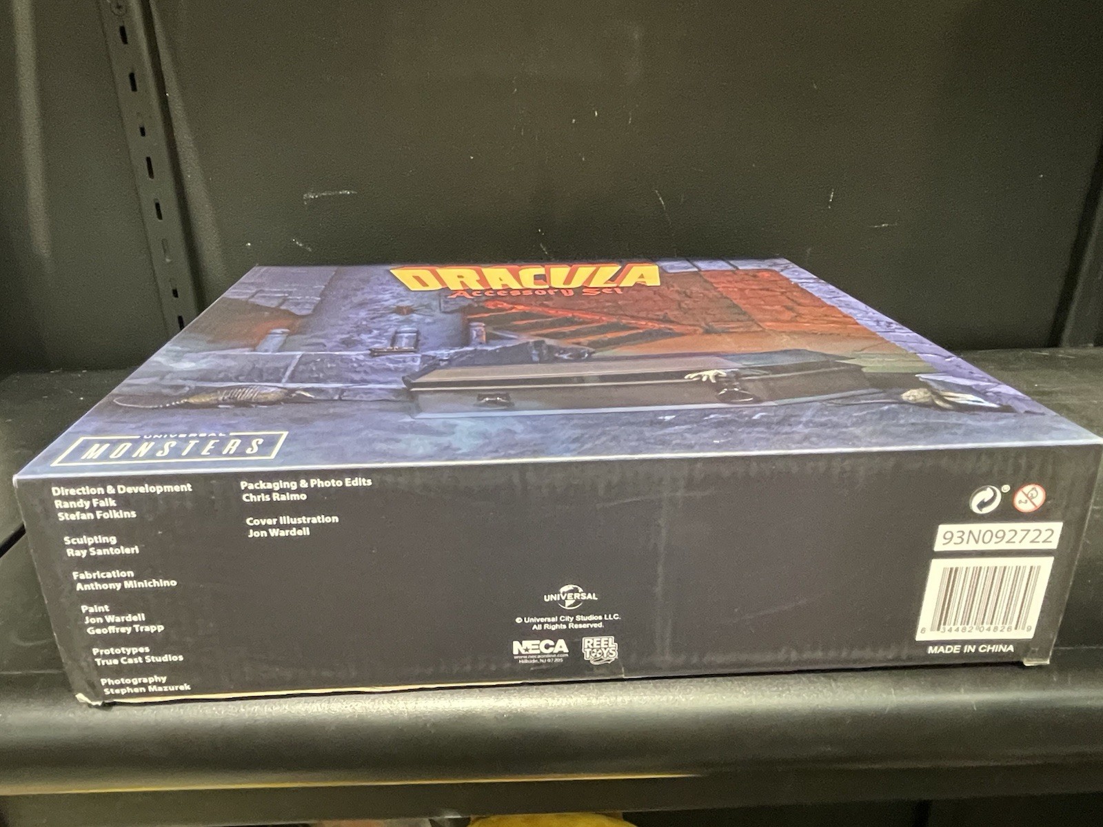 Dracula Coffin Accessory Set NECA Universal Monsters Diorama New Sealed