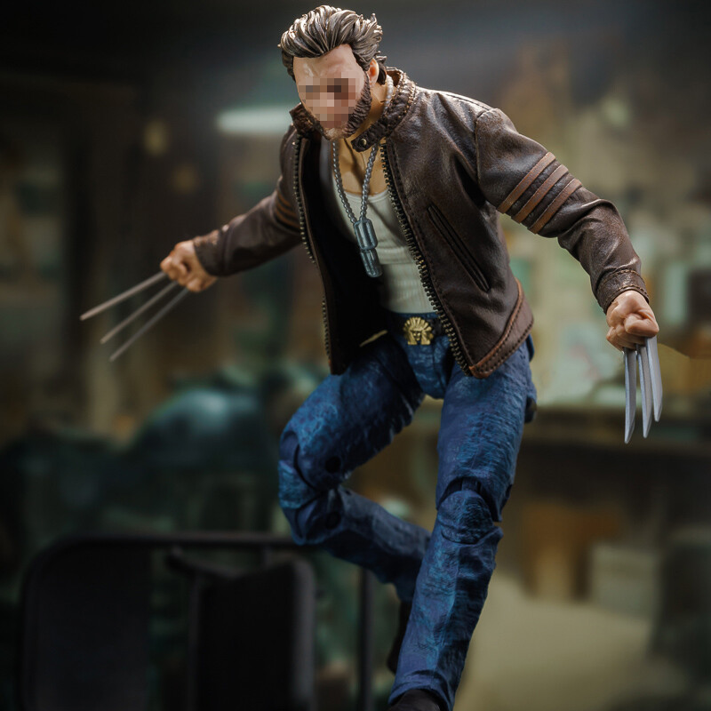 1/12 Wolverine Logan Brown Jacket Leather FOR 6 » Figure Marvel Legends ❶USA❶