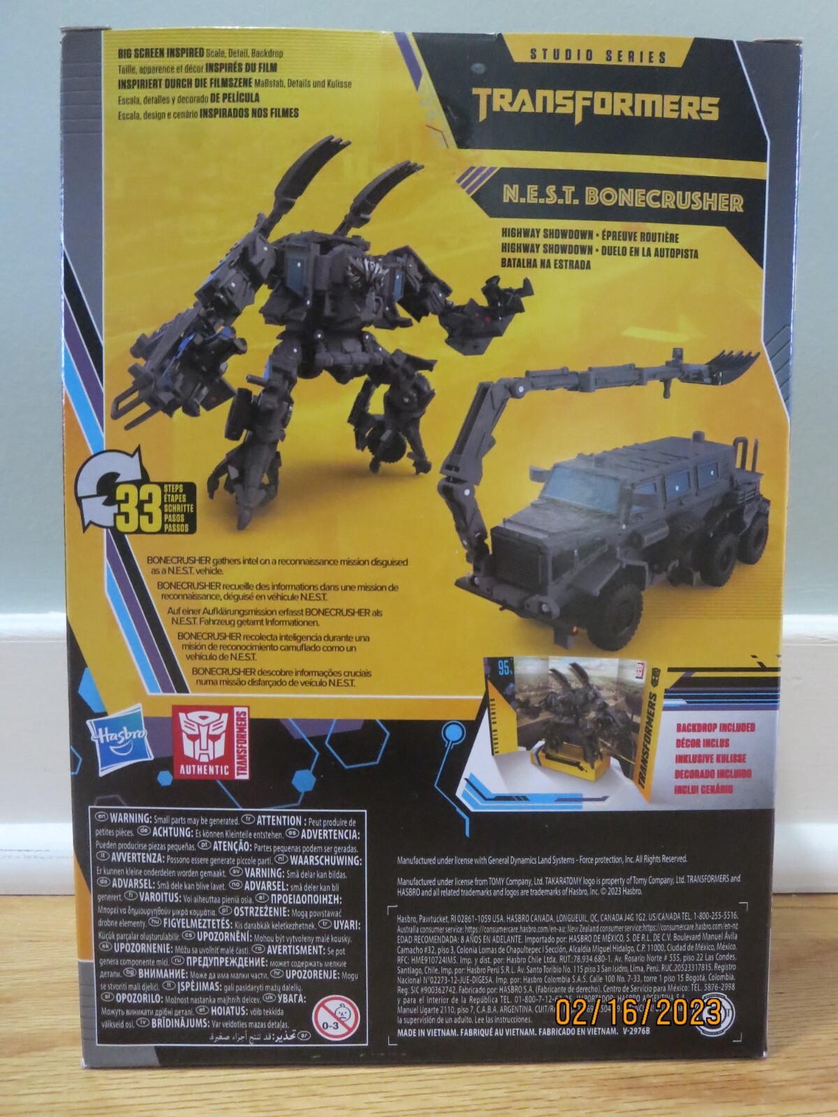 Hasbro, Transformers Buzzworthy Bumblebee NEST- Voyager Class Bonecrusher