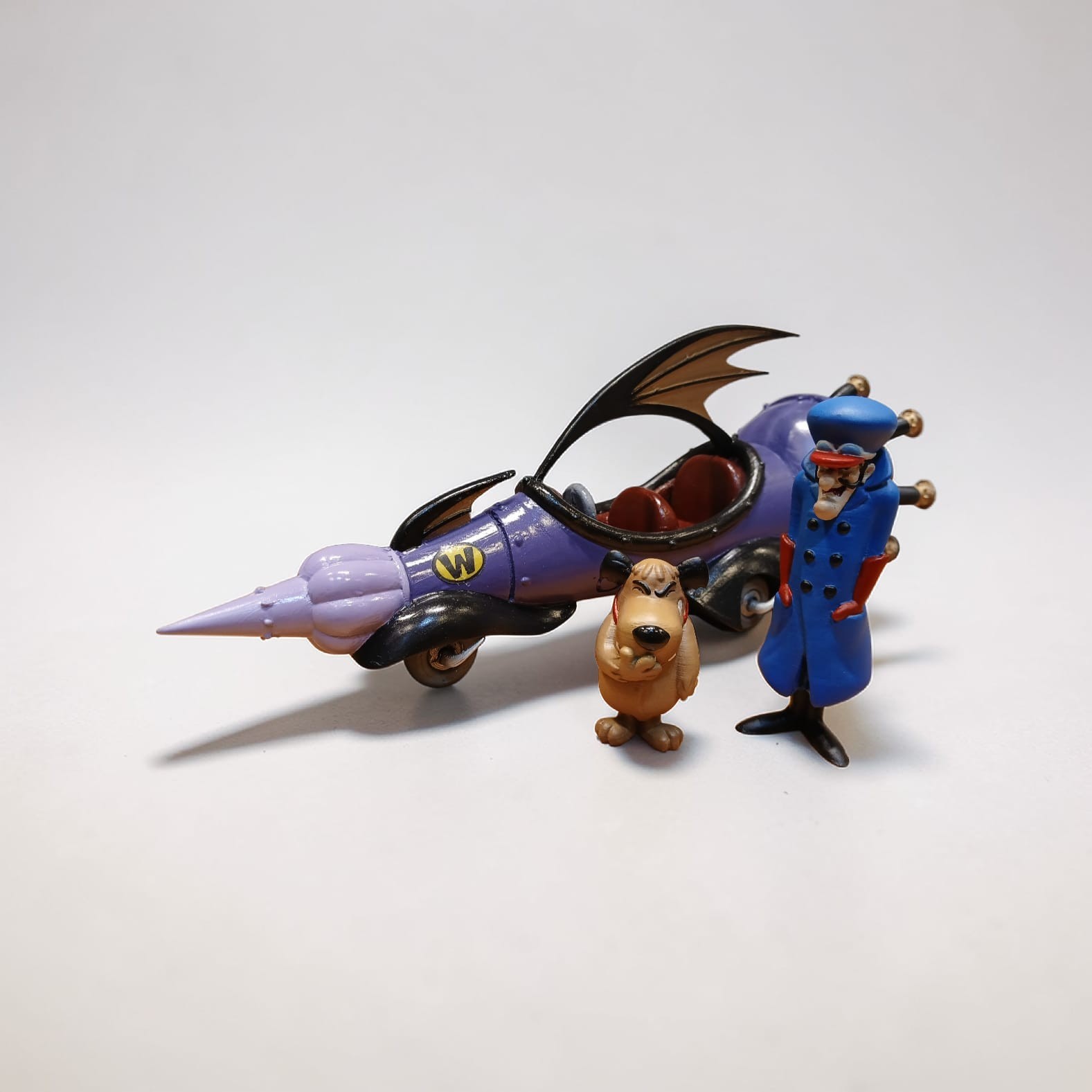Wacky Races MEAN MACHINE Machine Toy Figure 3D Look