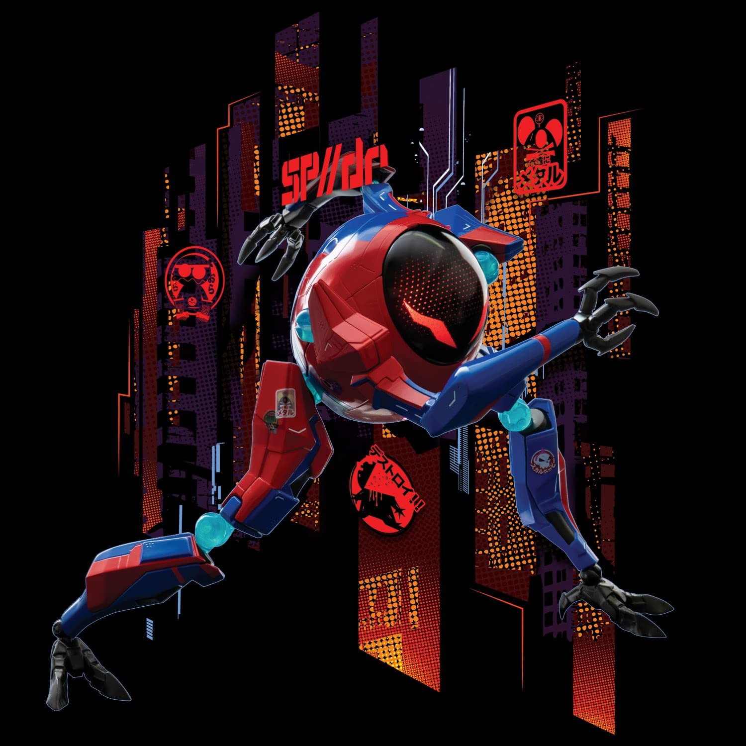 Spider-Man Spider-Verse SV Action Peni Parker&SP//dr ABS PVC Action Figur…