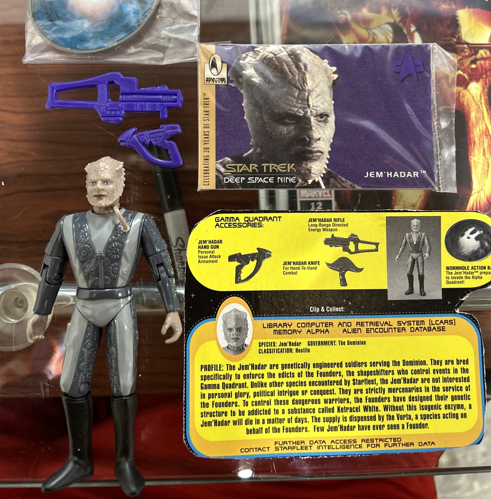 Star Trek Deep Space Nine – Jem Hadar – Collectible Toy 1996 Vtg