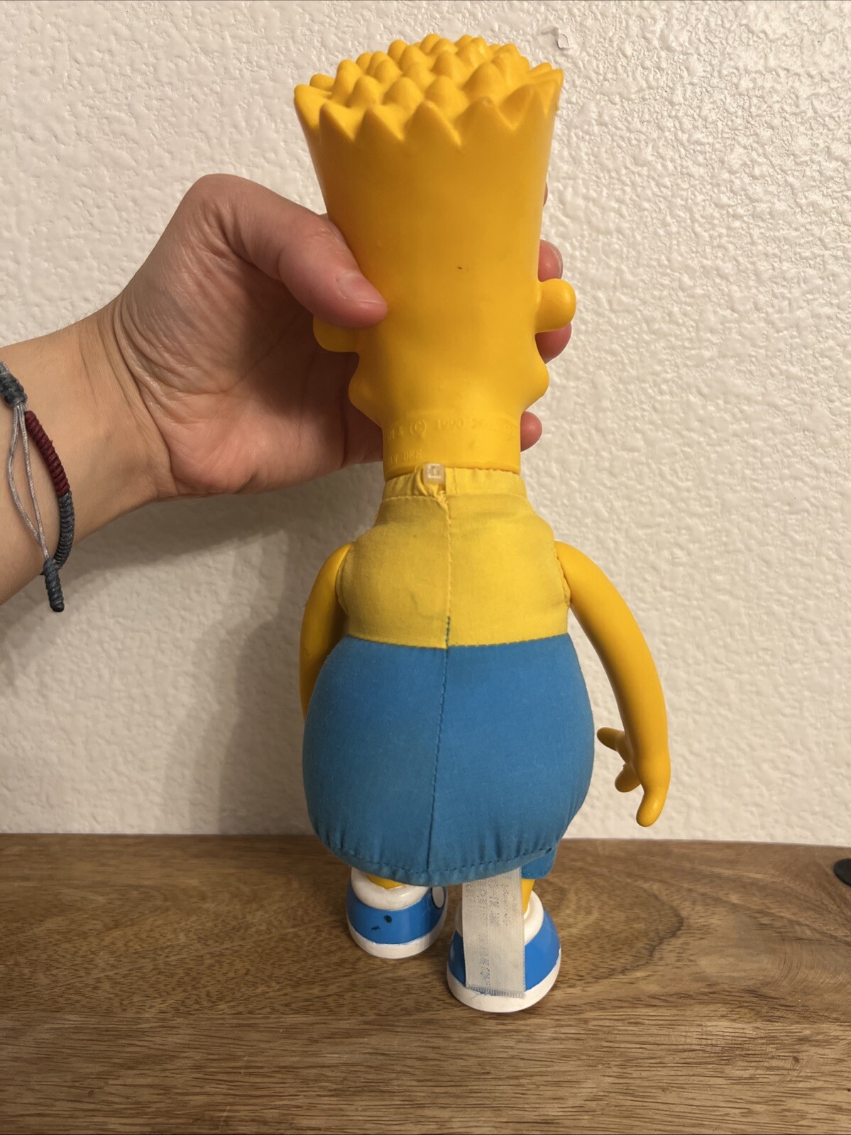 The Simpsons Bart Simpson Plush & Plastic 10&Prime; Doll (1990 Vintage Matt Groenning