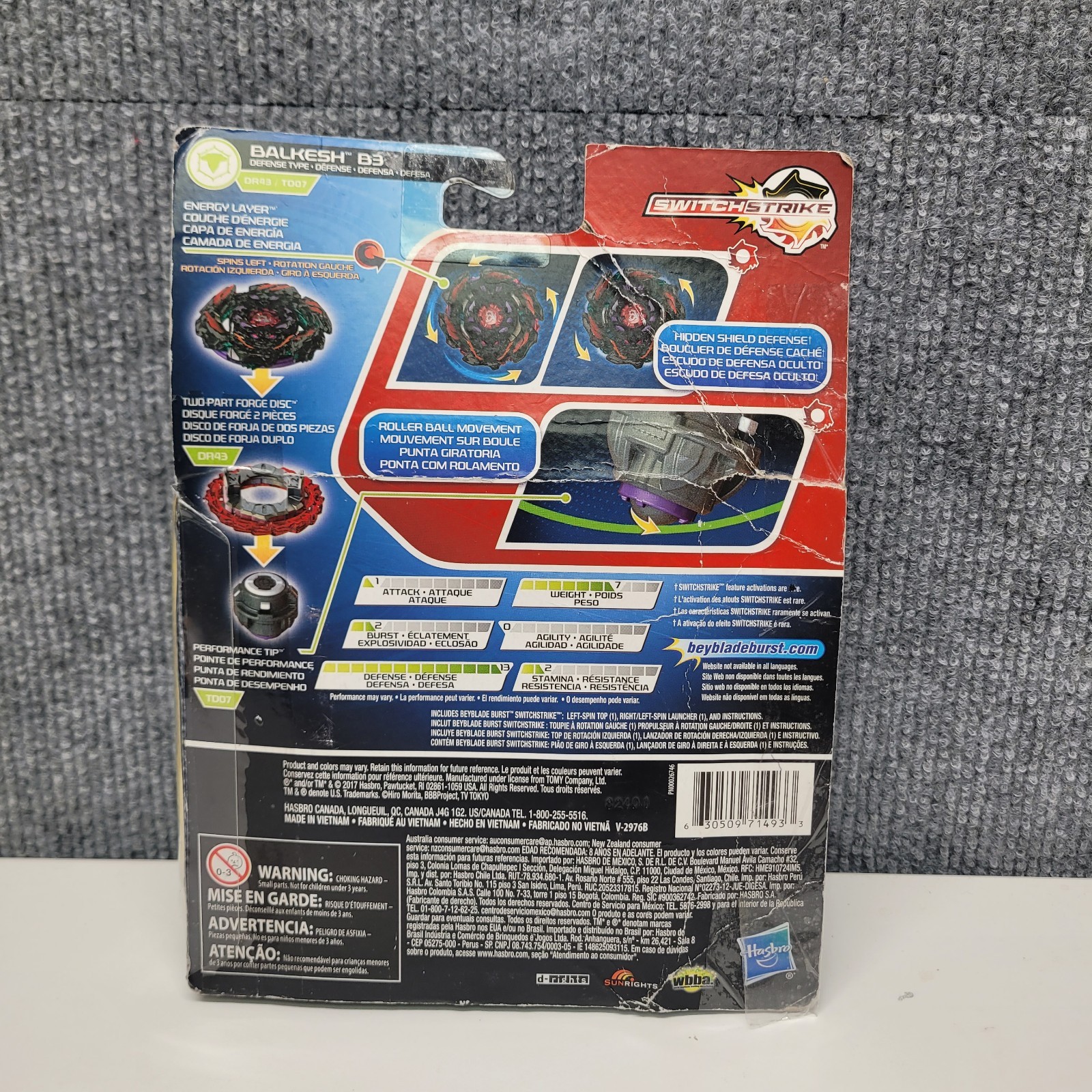 Beyblade Burst Evolution SwitchStrike | Balkesh B3 -BRAND NEW IN PACKAGING