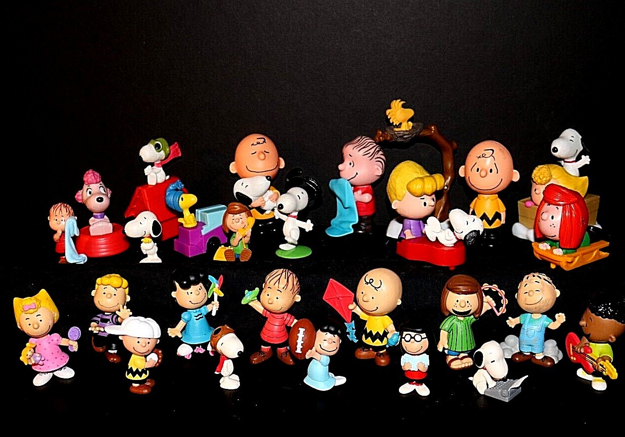 VTG&NEW Peanut Gang 35+ Figures: Charlie, Snoopy, Lucy, Linus & more – Rare