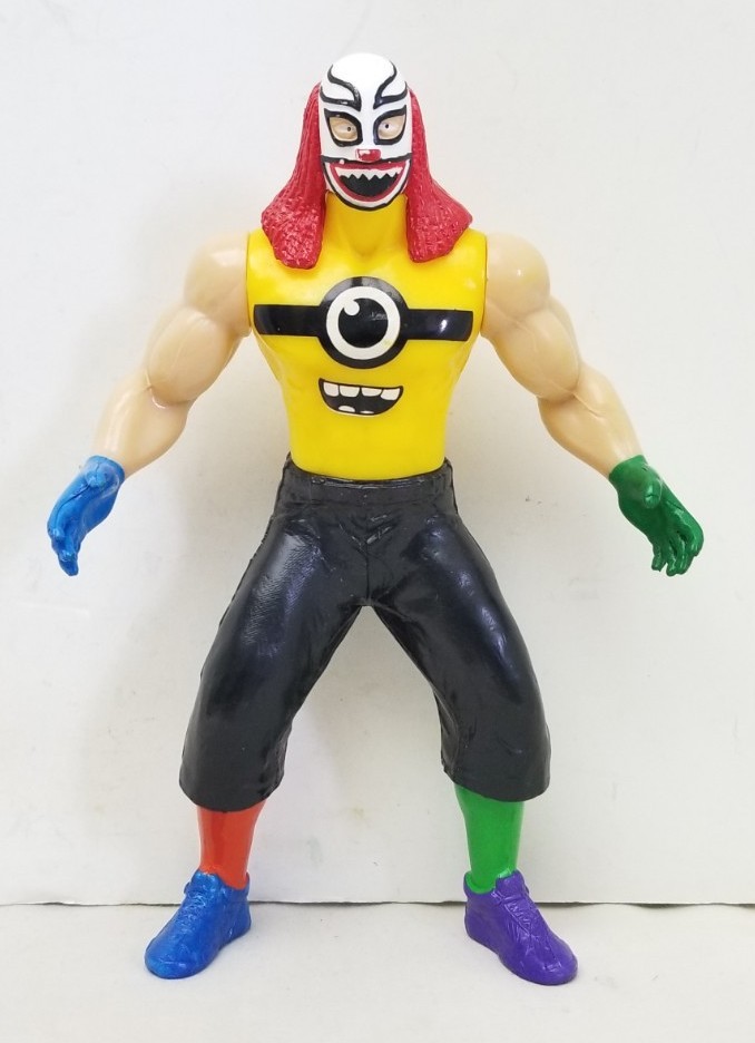Mexican Bootleg 6.75&Prime; Lucha Libre AAA Worldwide Coco Azul Luchador Arena Figure