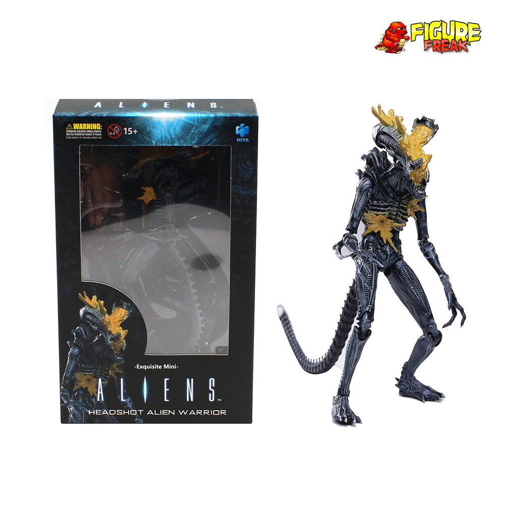 Hiya Toys Aliens Headshot Alien Warrior 4.5&Prime; Action Figure (1:18 Scale)