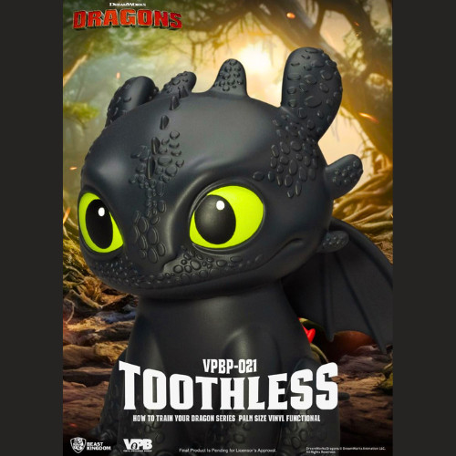 Toothless How to Train Your Dragon Beast Kingdom Palm Size Figurine Coin Bank