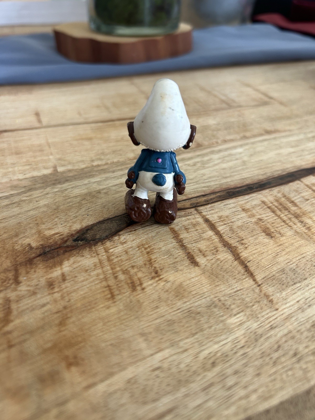 Smurfs Vintage Clockwork Robot Schleich 1980s Figure Peyo