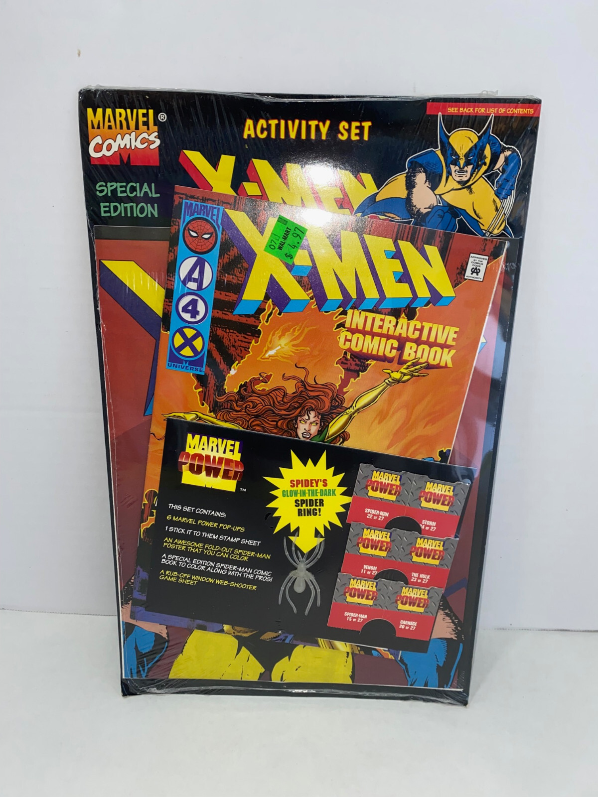 X-Men Activity Set Interactive Comic Book Marvel Power Marvel Comics Special Ed