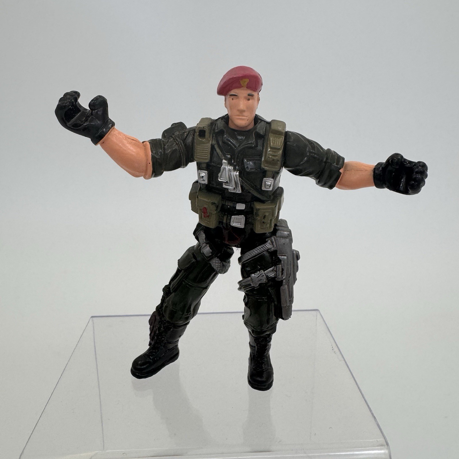 Chap Mei 4” Red Beret Colonel Stewart Soldier Collectible Action Figure
