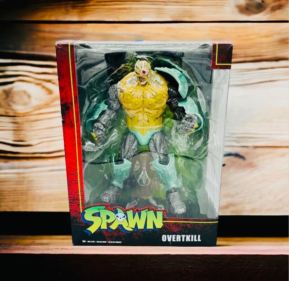 McFarlane Toys Spawn Overkill Megafig 7” Action Figure Damaged Box