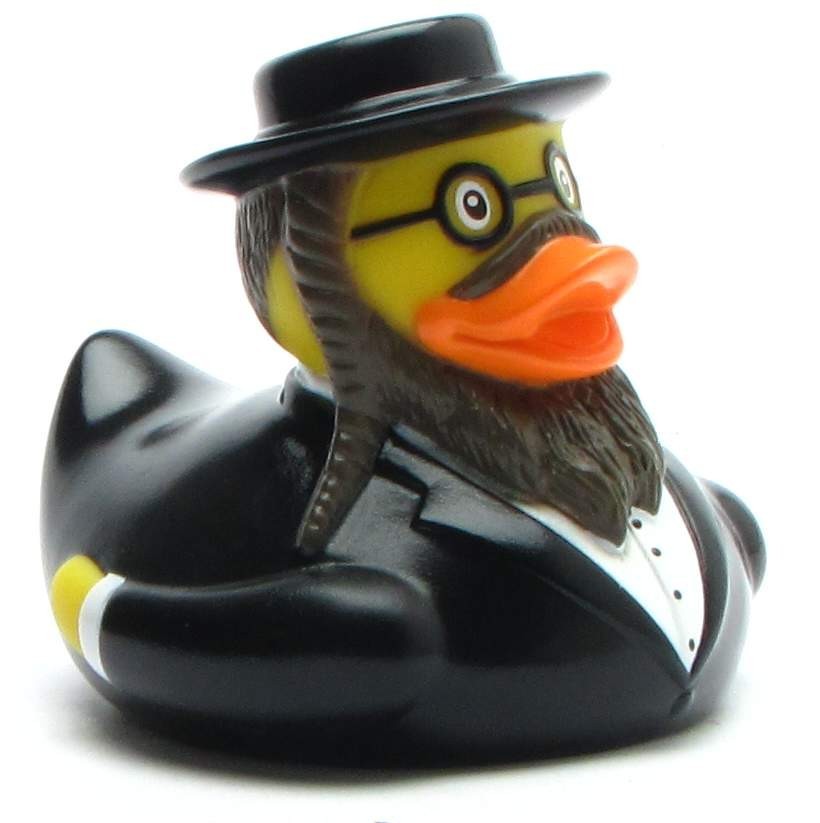 Rabbi Gummiente Rubber Ducky – Large – Jeep Ducking – FAST US Shipper