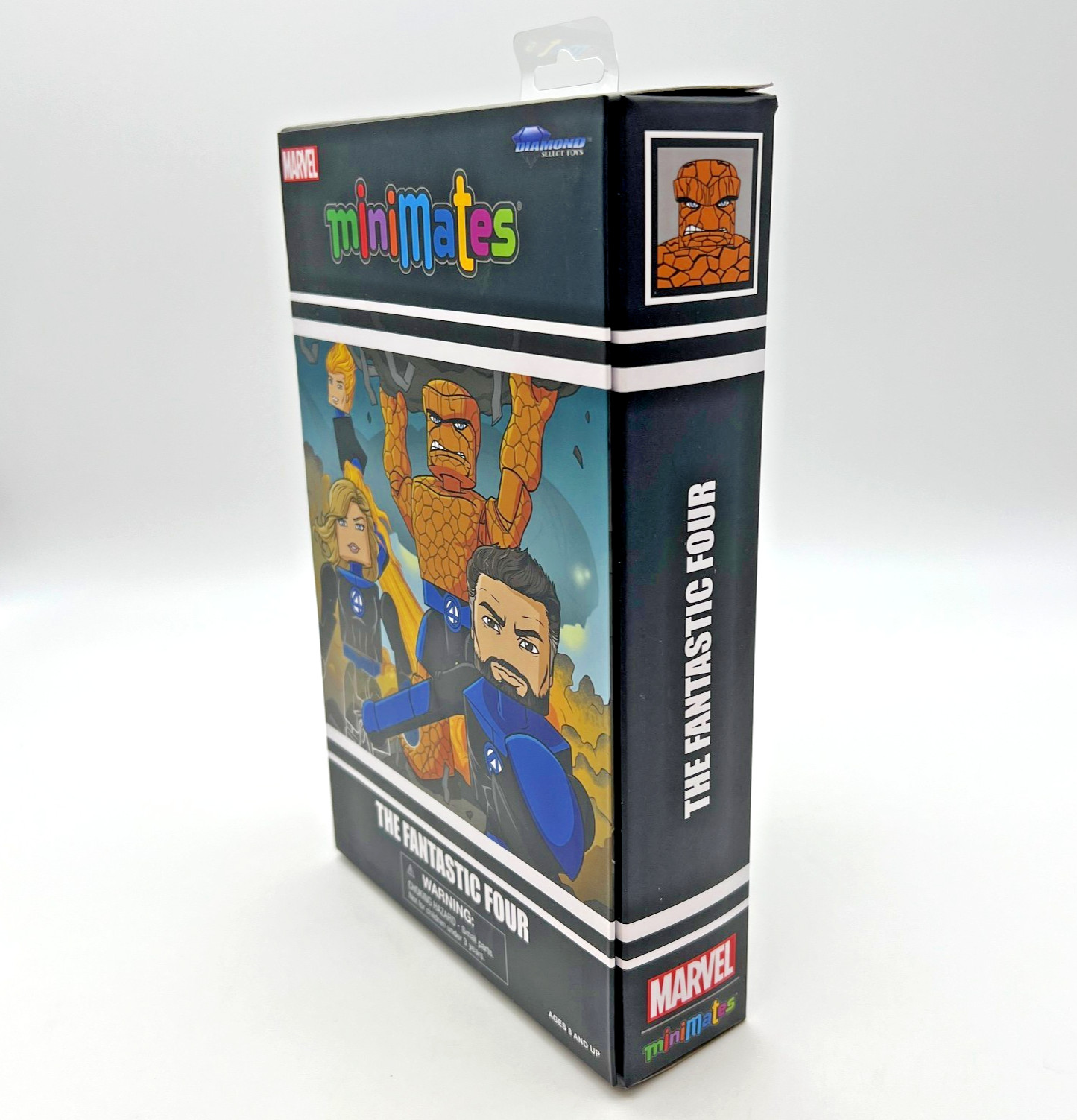 Diamond Select Marvel MiniMates FANTASTIC FOUR 6-Pack Deluxe Box Set • NEW