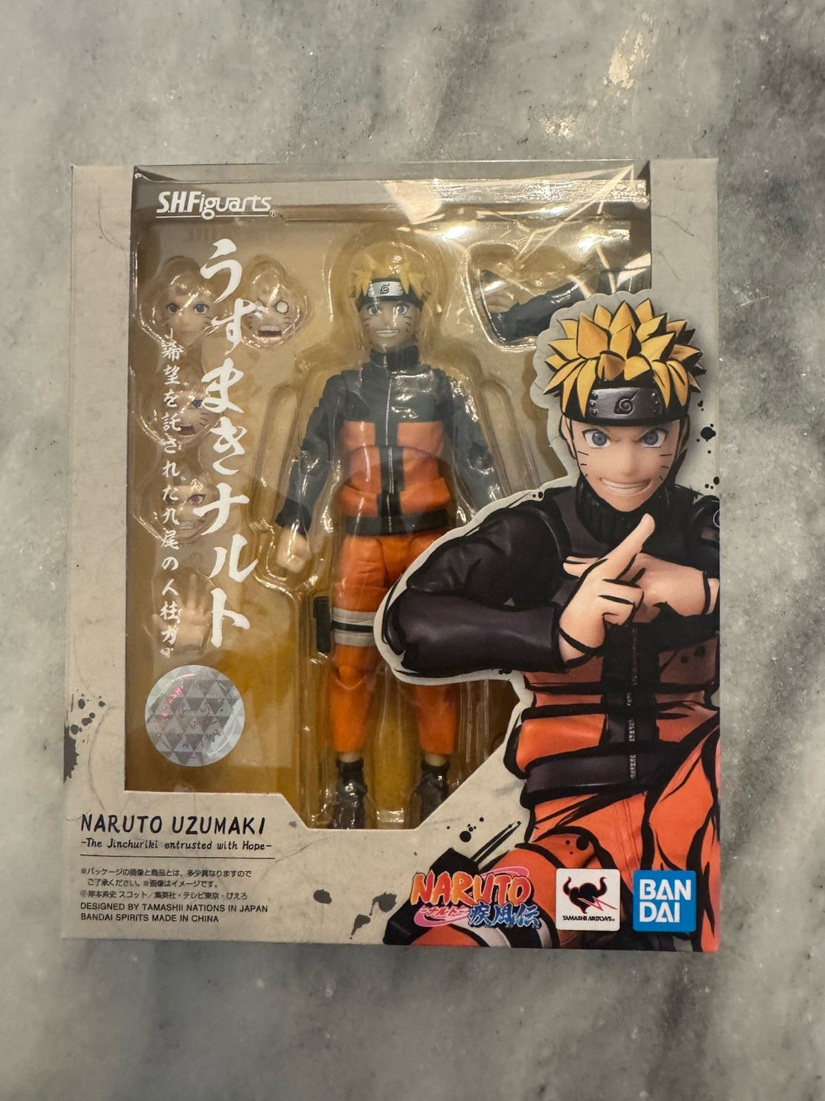 Bandai S.H.Figuarts Naruto Uzumaki Action Figure Fully Jointed Boxed