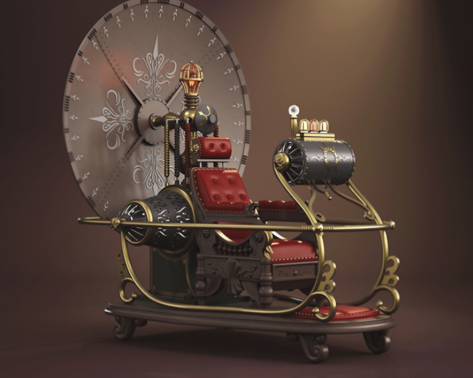 The Time Machine Classic Time Machine 1/8 Custom 3d Model Kit Over 11&Prime;