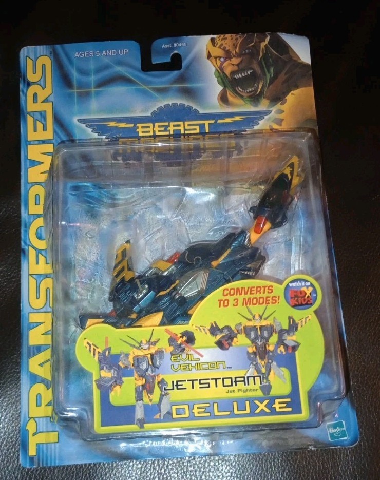 Beast Machines Transformers Evil Vehicon Jetstorm 1999 Still-Sealed New In Box