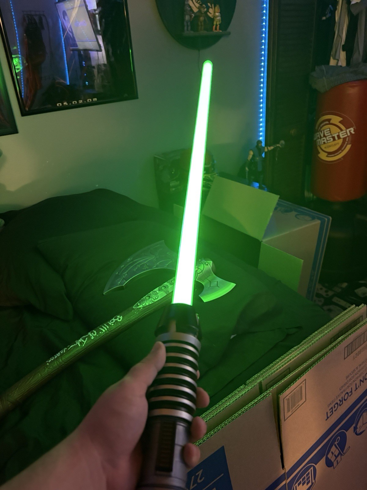 Disney Galaxy Edge Lightsaber (multicolor) Blue, Yellow, Red, And Green Crystal.