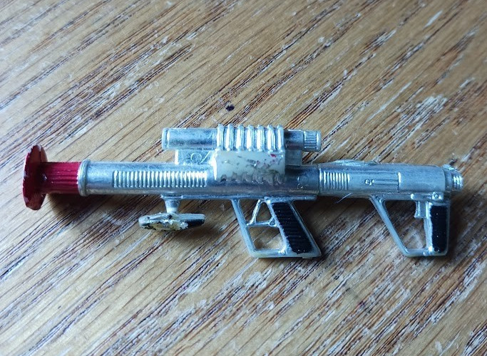 Rare 1960s Mattel Major Matt Mason Roto Jet Laser Rifle Gun Accessory Damaged