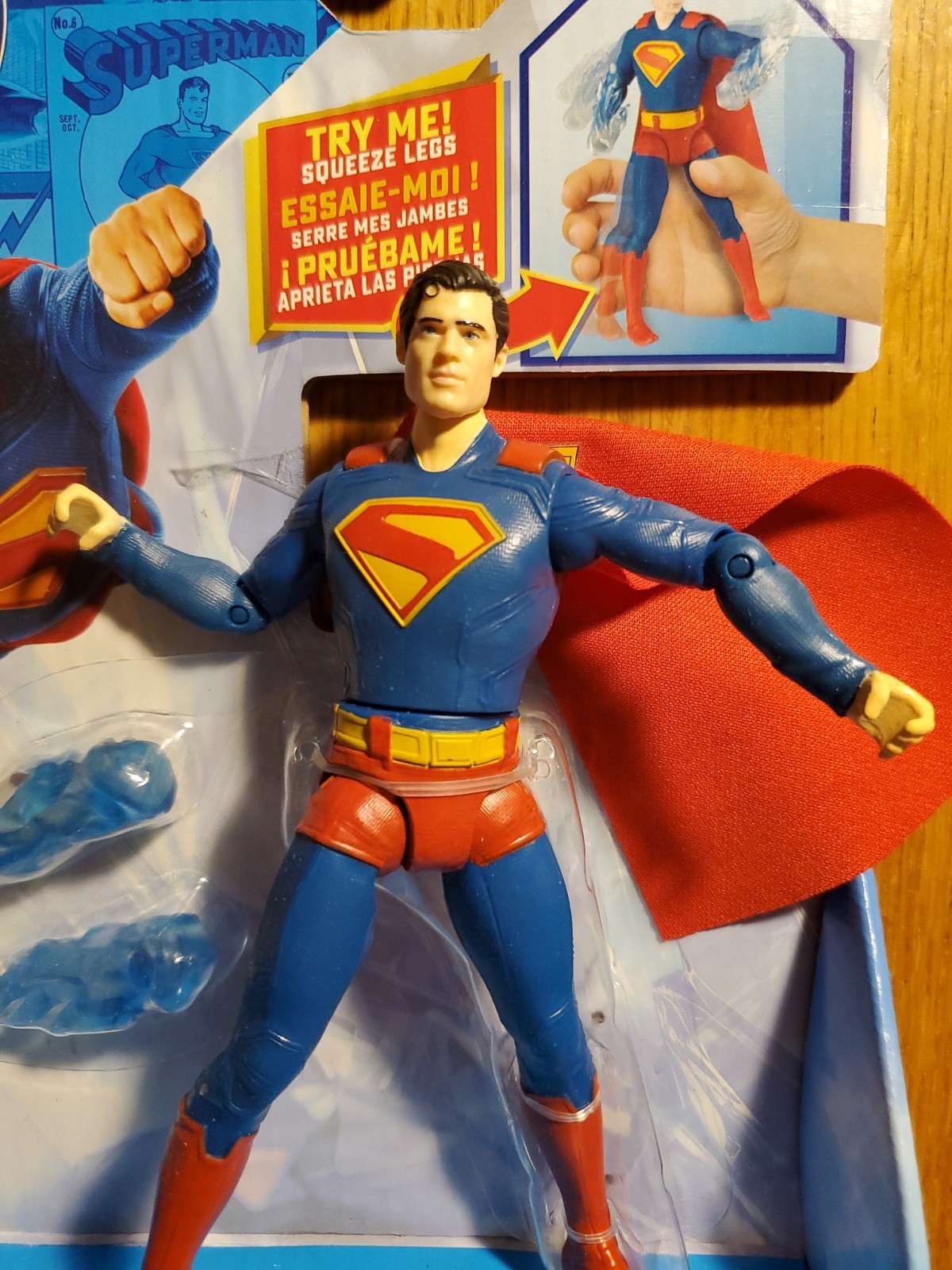 Spin Master DC Studios Comics Epic Strike Superman (2025 Movie) 6&Prime; Action Figure