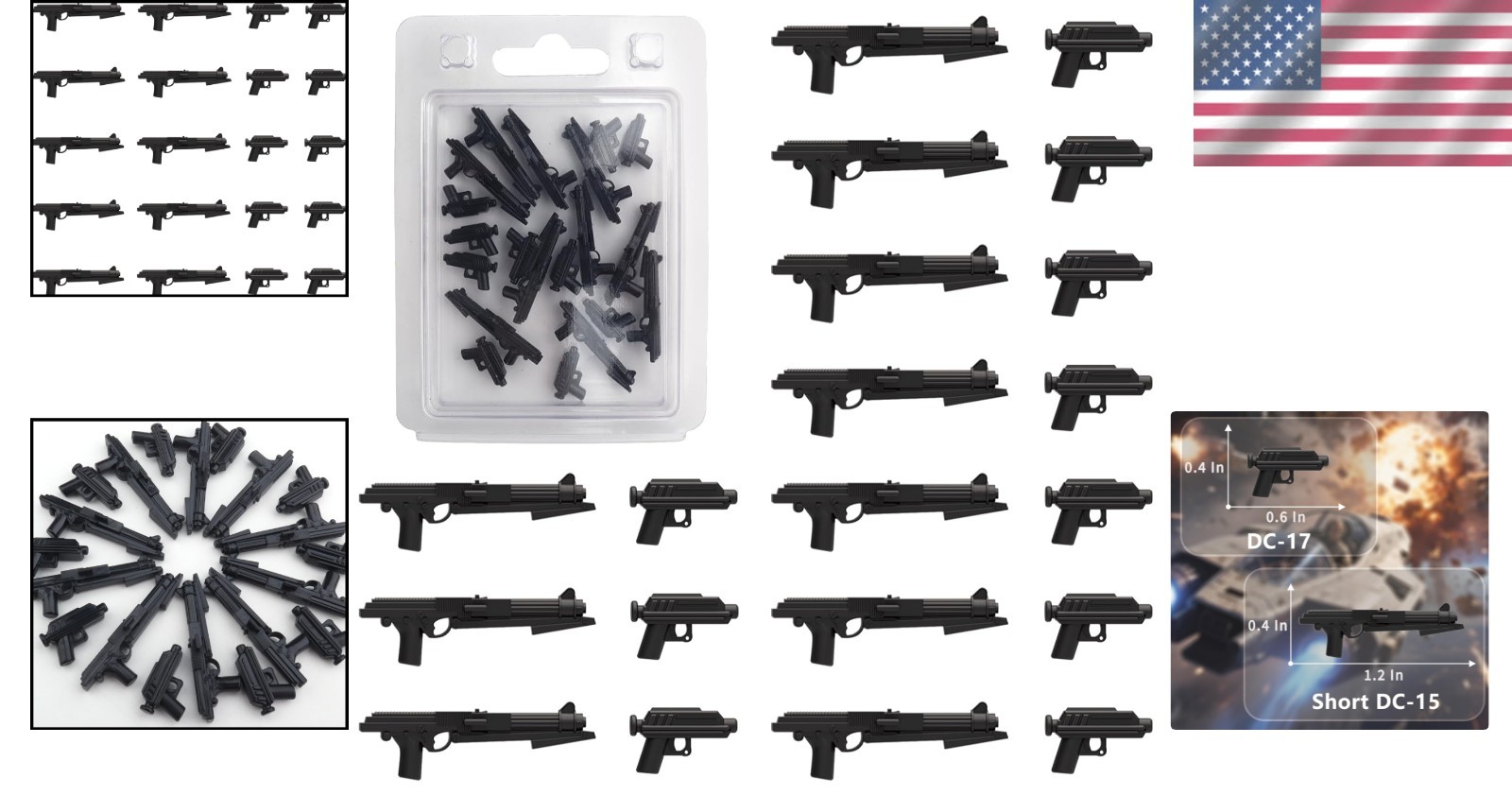 Durable Space Wars Blasters Accessory Kit – Perfect for Role Play & Collectors