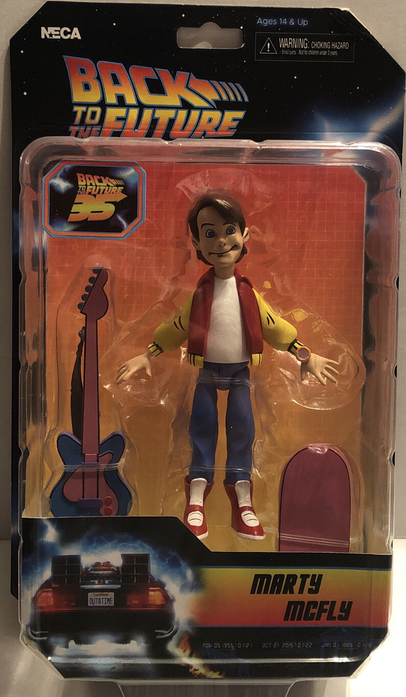 Back to the Future Toony Classics 6 Scale Action Figure Marty Mcfly New/Sealed