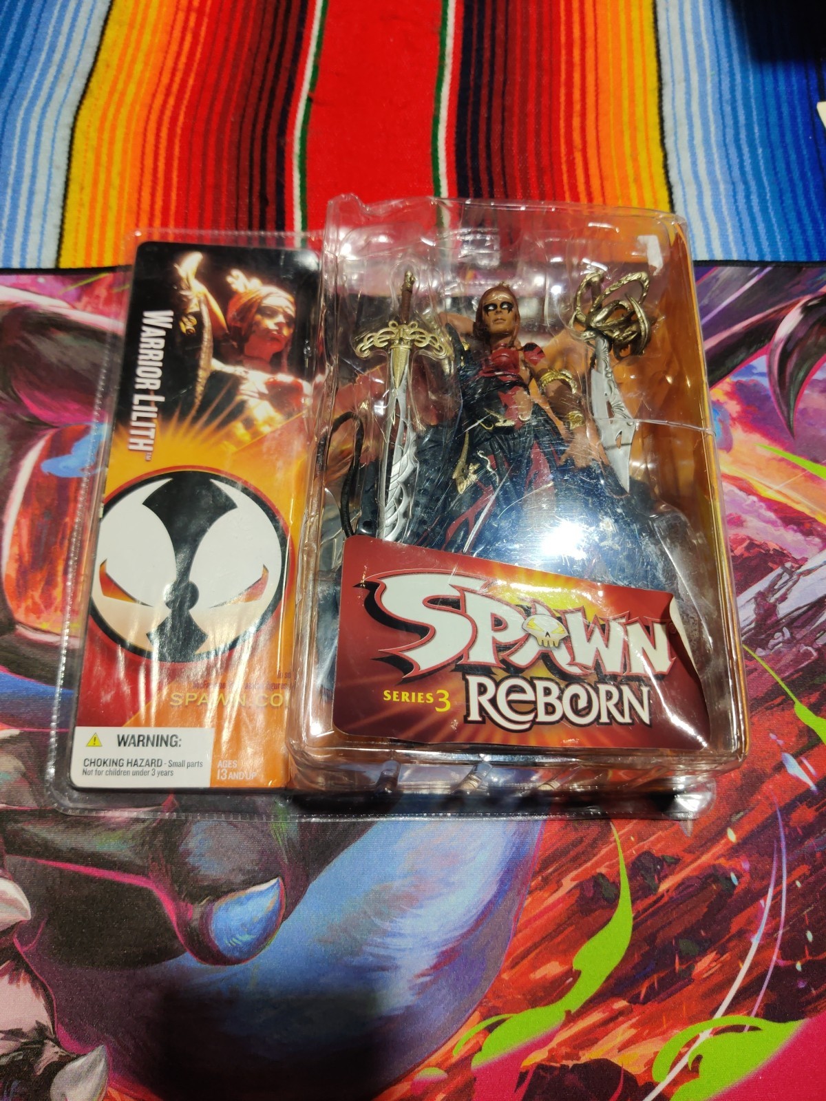 McFarlane Toys SPAWN REBORN Series 3 WARRIOR LILITH 6” Action Figure MOC 2005