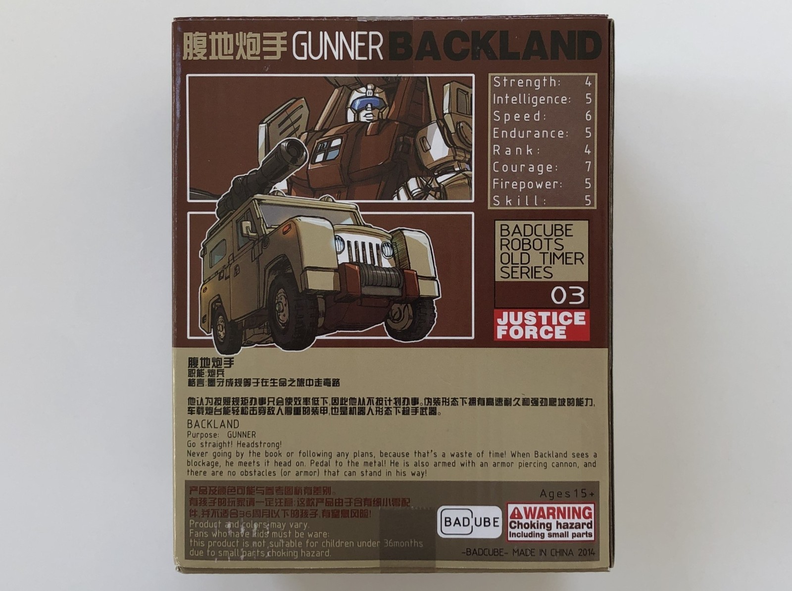 BadCube Backland third party masterpiece outback