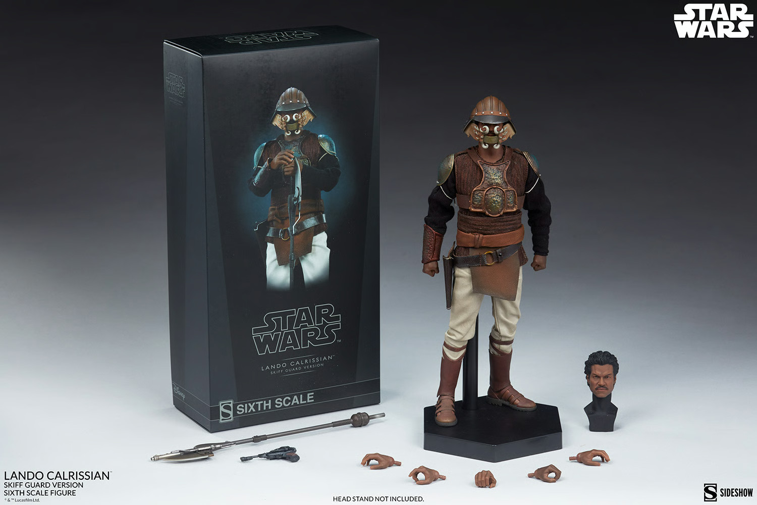 New! Sideshow Star Wars Lando Calrissian Skiff Guard 1/6 Action Figure 100429