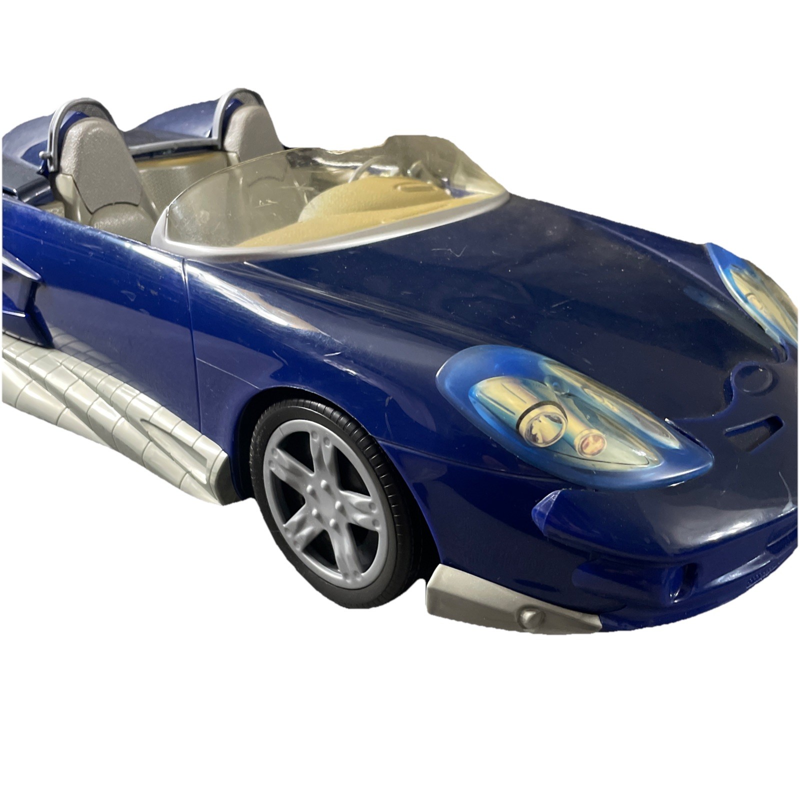 1998 Max Steel MX-48 Turbo Convertible 22” Action Figure Car Incomplete
