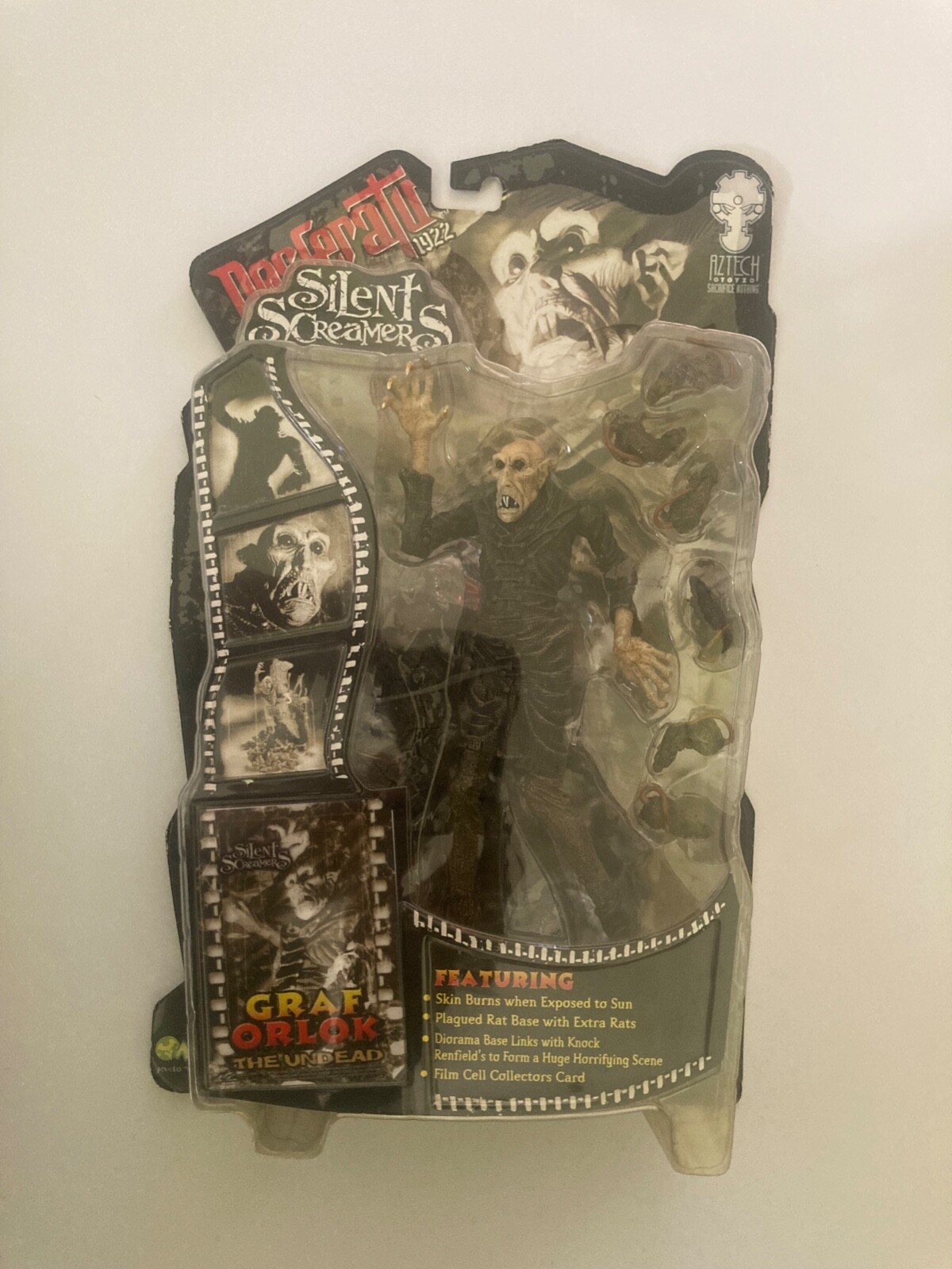 Nosferatu 1922 Graf Orlok Figure MOC Silent Screamers 2000