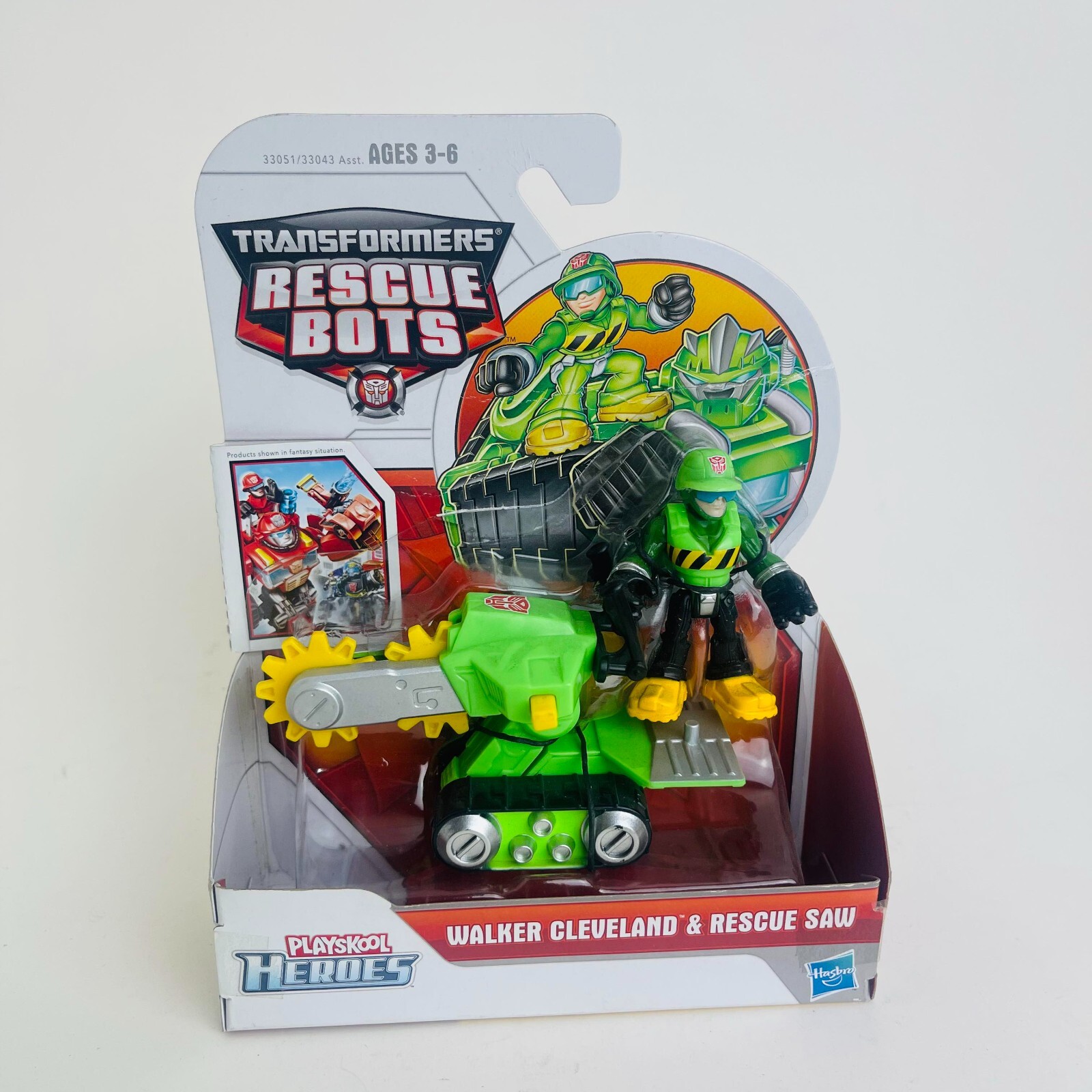 2010 Transformers Rescue Bot Walker Cleveland & Rescue Saw Hasbro Playskool NEW