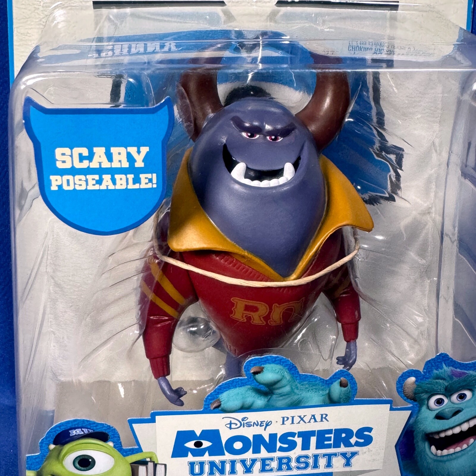 JOHNNY – Posable Action Figure SCARE STUDENTS Monsters University Inc PIXAR