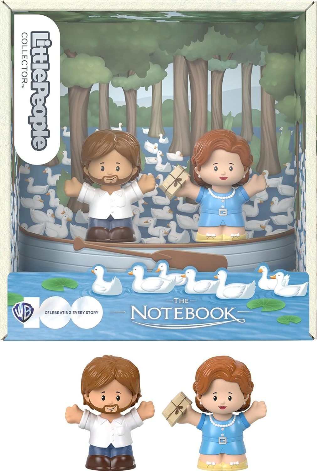 The Notebook Little People Collector Figure Set Noah and Allie – 2.5&Prime; tall *NEW